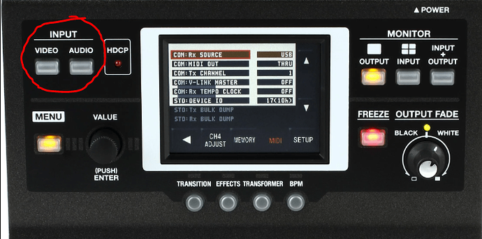 V4EX Input